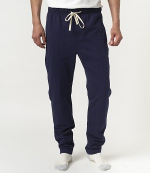 Blue Men Merz B. Schwanen 3S50 loopwheeled Sweatpants | MERZ9152064