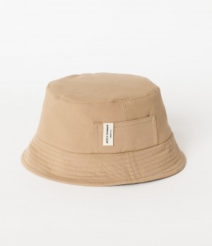 Khaki Men Merz B. Schwanen BH03 Bucket Hats | MERZ3921670