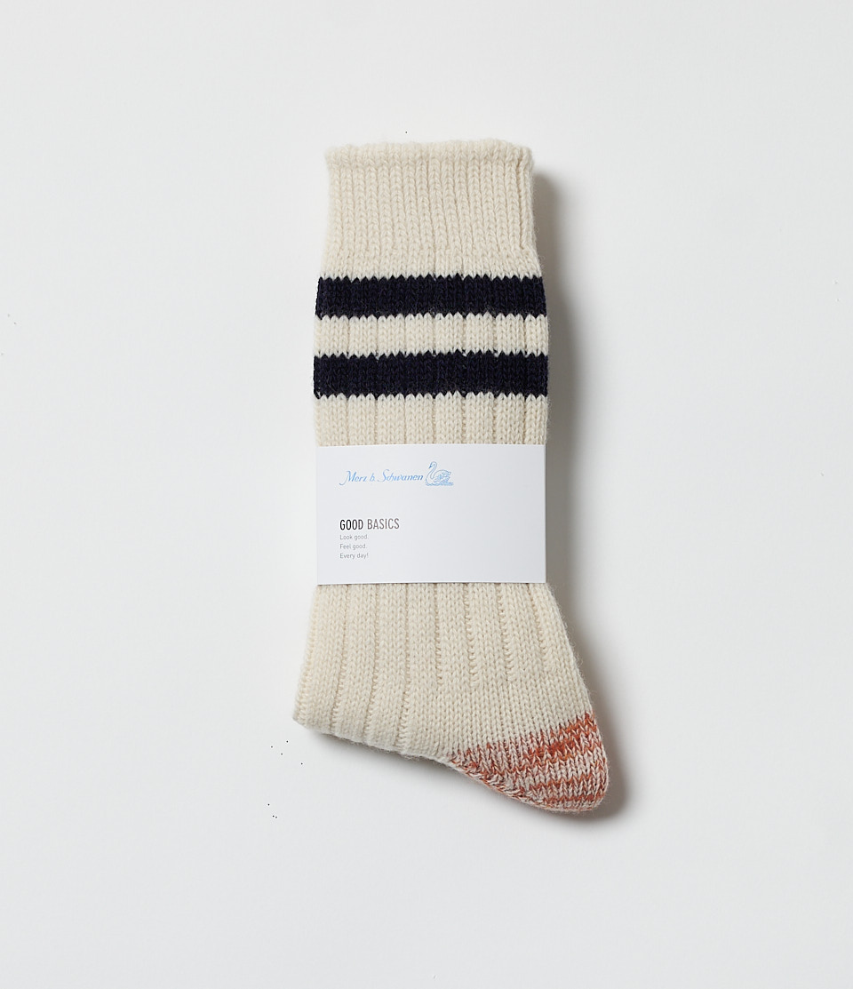 Beige Men Merz B. Schwanen MW75 Socks | MERZ8036297