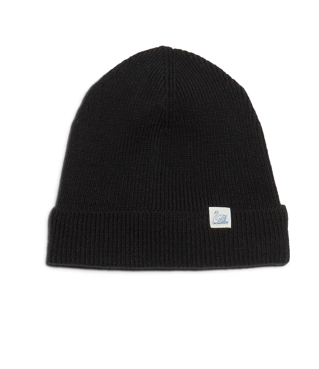 Black Men Merz B. Schwanen MWBN01 classic Beanie | MERZ2419605