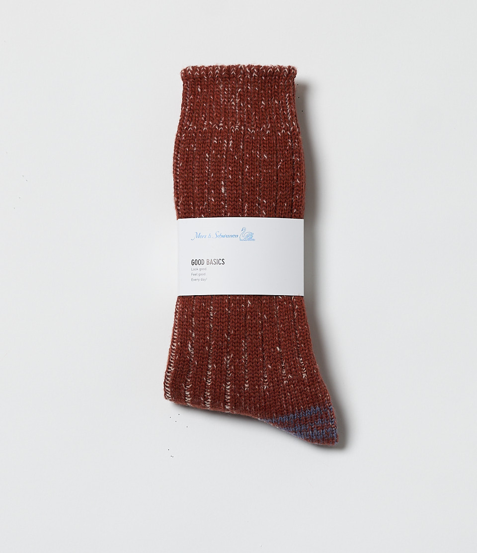 Brown Men Merz B. Schwanen MW72 Socks | MERZ1243987