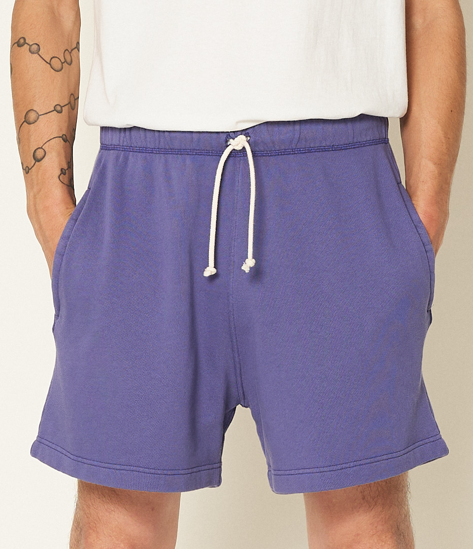 Purple Blue Men Merz B. Schwanen SPS05 Sweatshorts | MERZ2435901